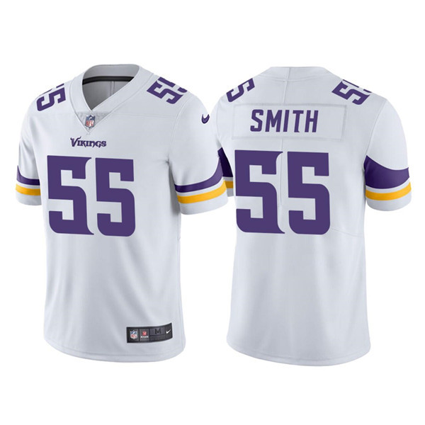 Men's Minnesota Vikings #55 Za'Darius Smith White Stitched Jersey Men's Minnesota Vikings #55 Za'Darius Smith White Stitched Jersey